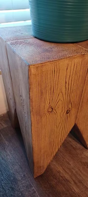 Faux Wood Block Accent Table - Threshold™ | Target