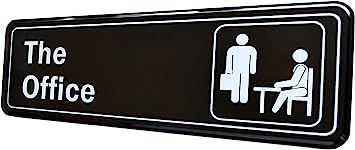 The Office Sign for Door or Wall Office Signs for Home and Business Decor Self-Adhesive 9 X 3 inc... | Amazon (US)