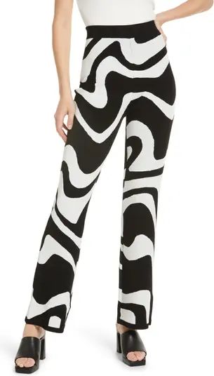 Abstract Print Knit Pull-On Pants | Nordstrom