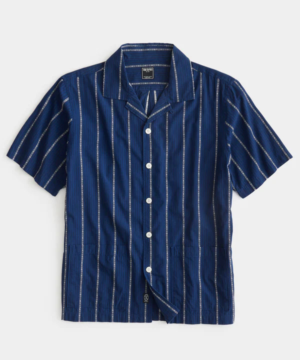 Blue Stripe Leisure Shirt | Todd Snyder