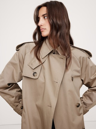 Classic Cotton Trench Coat | Banana Republic (US)