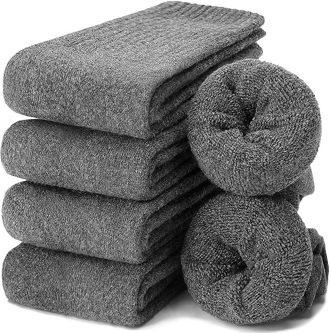 EBMORE Merino Wool Socks for Women Hiking Thermal Warm Winter Thick Boot Cozy Crew Comfy Work Soc... | Amazon (US)