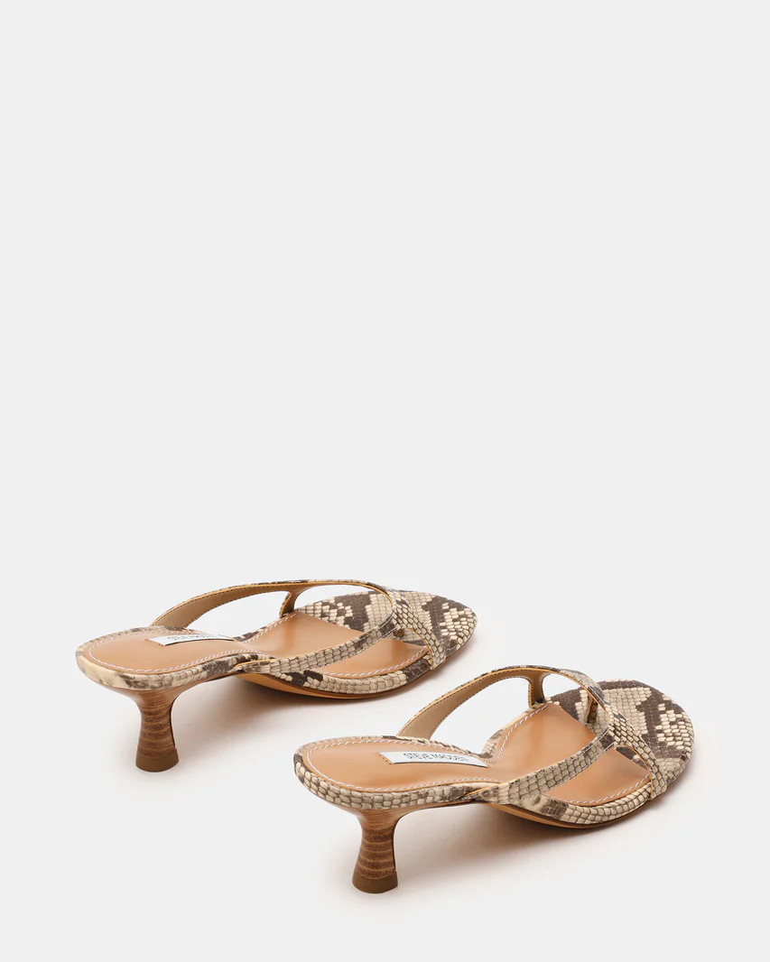 BRIENNA Snake Thong Women's Kitten Heel | Steve Madden (US)