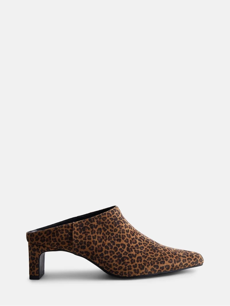 Scenario Women's Slip On Heeled Mules | Walmart (US)