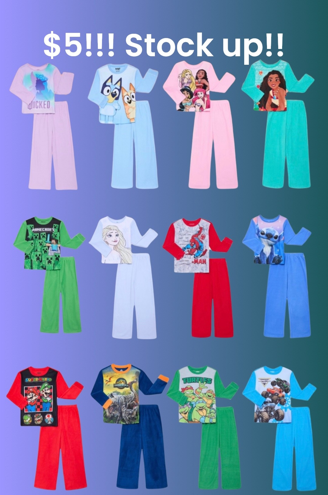 Run!! $5 kids pajama deal of their favorite characters! Perfect gift idea 🎁 



#LTKKids #LTKCyberWeek #LTKSaleAlert