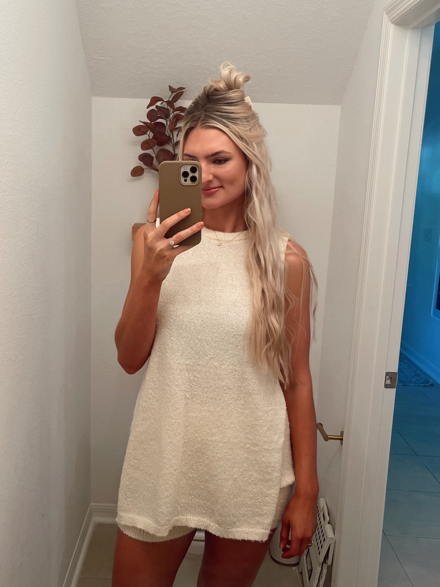 Fall outfit in Florida, lol 🥵🍂 
Wearing size medium 

Casual outfit, cozy outfit, warm fall outfit, Amazon fashion finds, free people dupe, free people inspired, look for less 

#LTKFindsUnder50 #LTKStyleTip