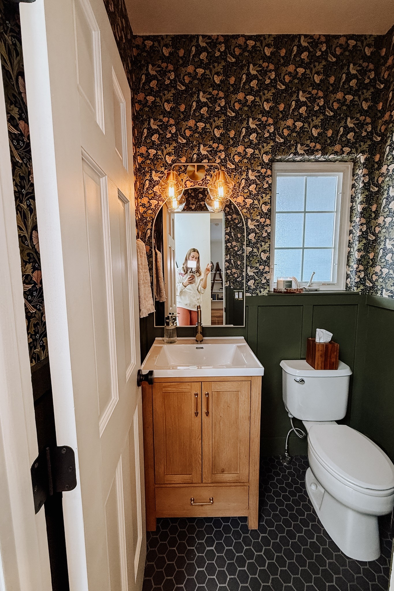 broke down all my costs for this DIY project over on my IG, but this vanity is on major sale and the mirror is a great deal too! if you’re looking for a bathroom project to do soon, this is your sign 🪧 

#LTKHome #LTKSaleAlert