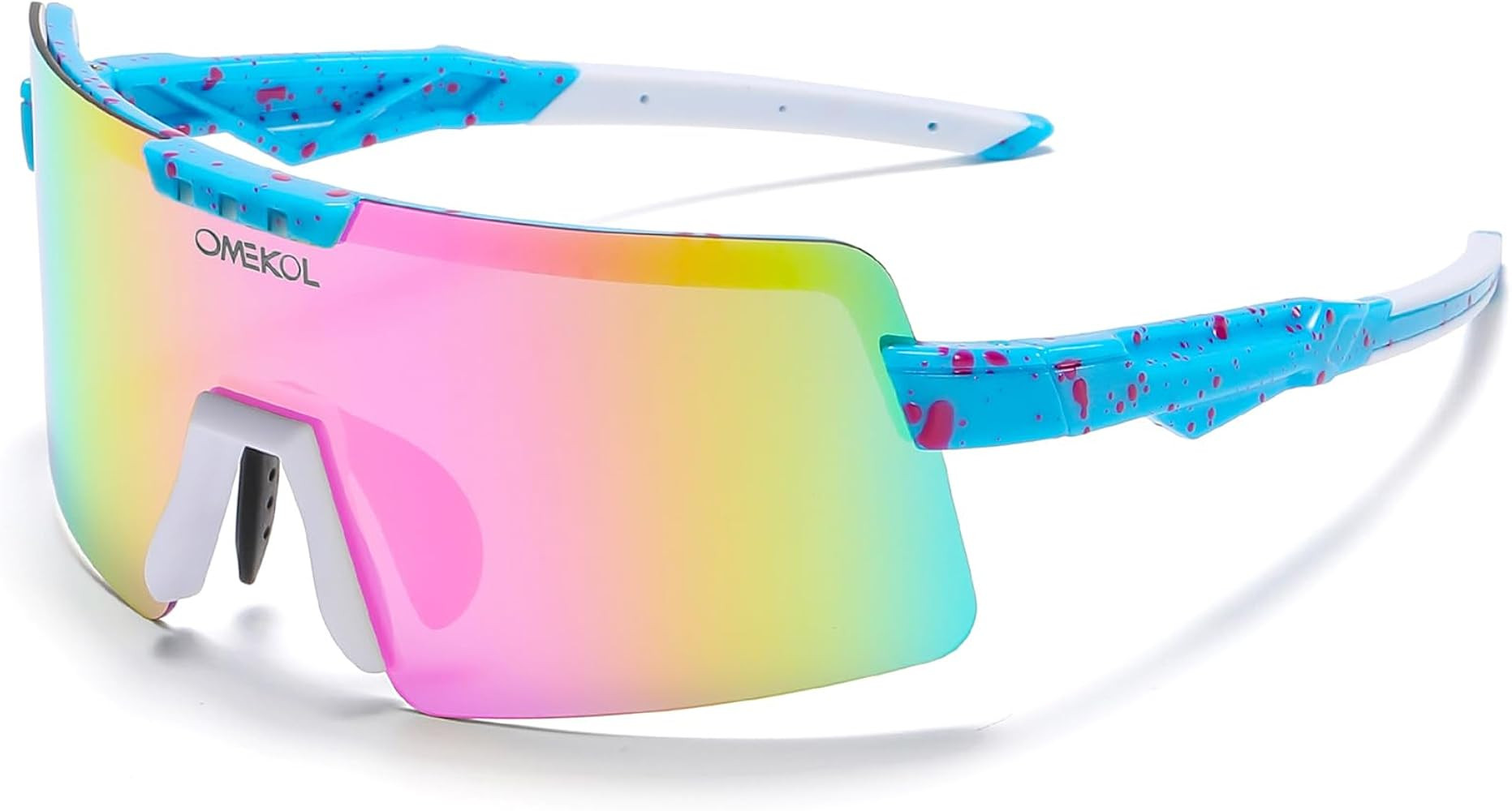 OMEKOL Two Sizes For Adults and Youth Polarized Sunglasses Men Women Outdoor Sport Baseball Glass... | Amazon (US)