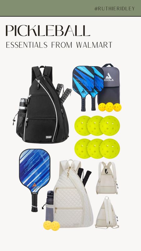 All the pickleball essentials you need from Walmart!! These paddles are such amazing quality! We really leveled up our game with these!! @walmart #walmartpartner

#LTKstyletip #LTKActive #LTKfitness