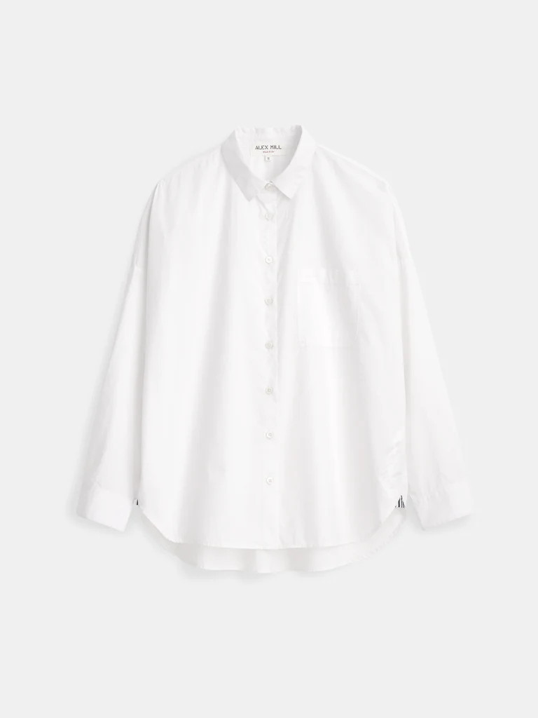 Jo Shirt in Cotton Poplin | Alex Mill
