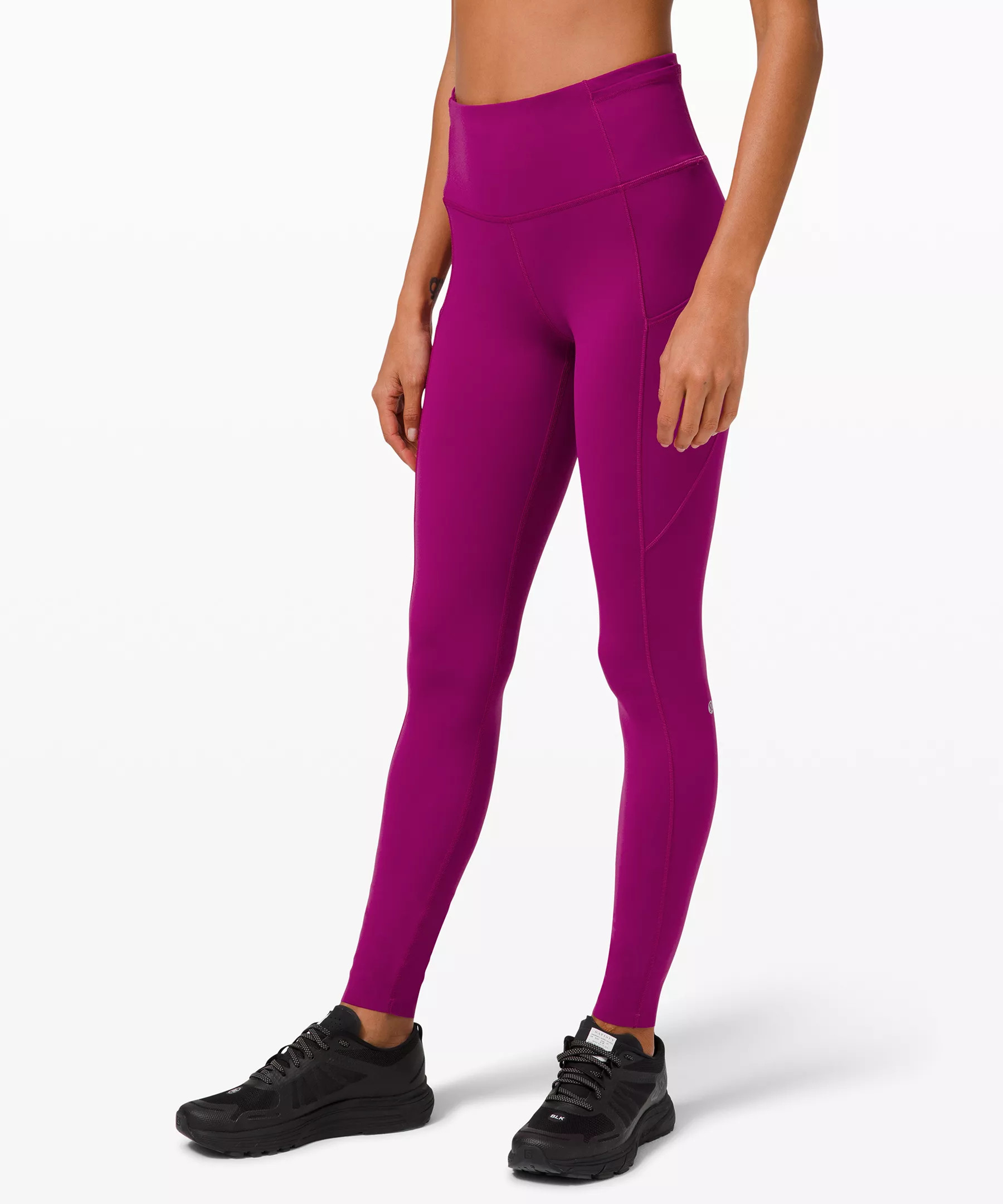 Fast and Free High-Rise Tight 28" Non-Reflective Brushed Nulux | Lululemon (US)