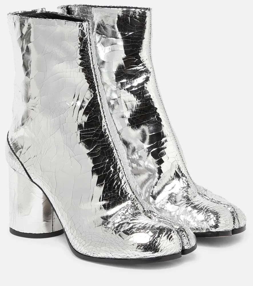 Tabi metallic leather ankle boot | Mytheresa (US/CA)
