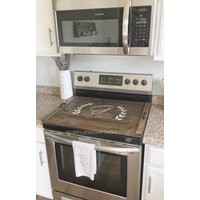 Stove Top Cover, Custom Wooden Cover Personalized, Tray For Top, Tray, Cooktop Stovetop Housewarming | Etsy (US)