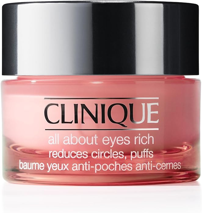 Clinique All About Eyes Rich Eye Cream For Dark Circles With Hyaluronic Acid | Hydrating, Brighte... | Amazon (US)