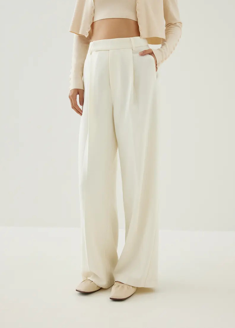 Rasha Mid Waist Tailored Straight Leg Pants | Love, Bonito USA
