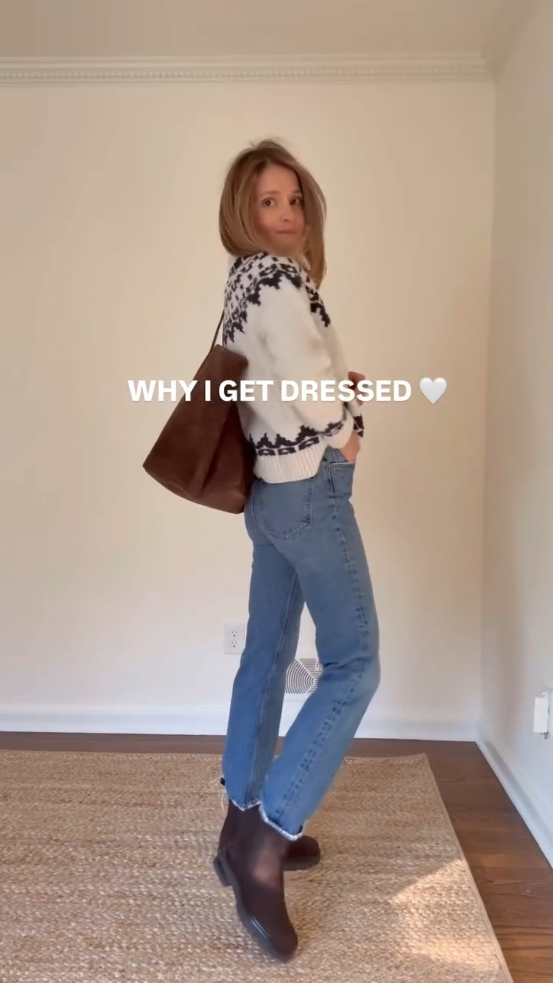 This Fair Isle is so beautiful and such a great price I couldn’t resist sharing again!

Today is freezing, so I reached for this beautiful Haven Well Within Fair Isle (40% off!). It’s a truly great winter Fair Isle for well under $100. You almost never see this price for a Fair Isle (especially one that’s new) • Layer over a long-sleeve pointelle. Mine is J.
Crew but is sold out so sharing a Marea one that’s very similar. Varley cozy socks in a perfect chocolate brown, and my favorite Margaux winter boots — warm, easy, and pulled together.

💫 Follow along for all easy everyday outfit inspiration. 

Sizing notes: Sweater: S, Pointelle S, Jeans 25 (all true size). Margaux Boots I take a 37 medium (I am a 7 US shoe size).

#LTKFindsUnder100 #LTKSeasonal #LTKHoliday