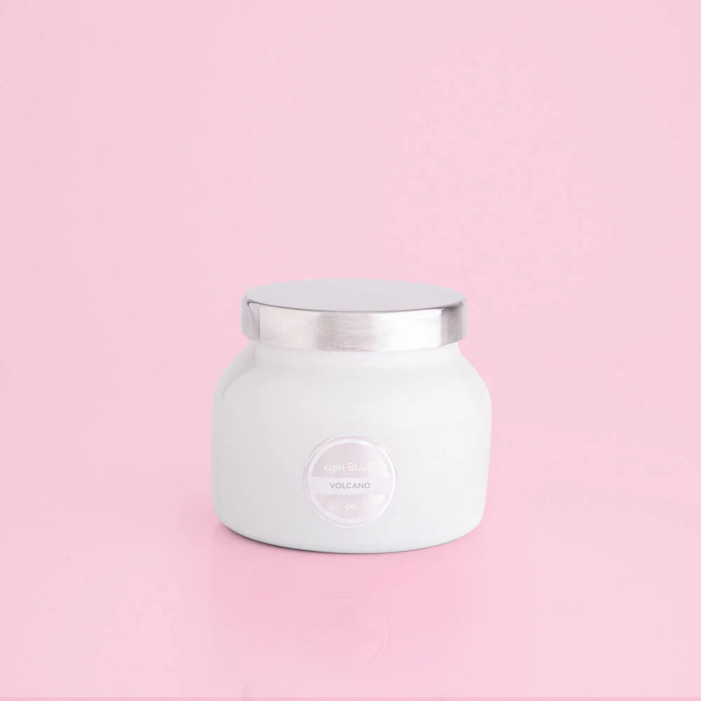 Capri Blue Volcano White Petite Signature Jar Candle | Ama La Vita