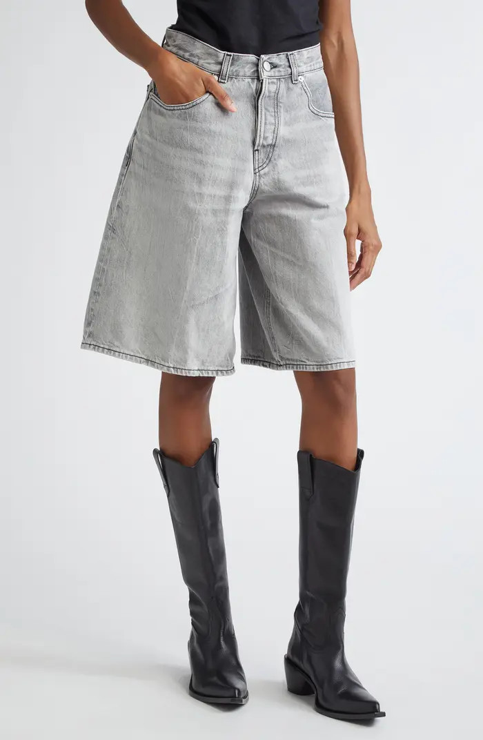 Becky Wide Leg Denim Shorts | Nordstrom