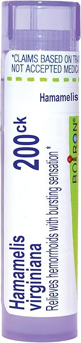 Boiron Hamamelis Virginiana 200Ck Homeopathic Medicine for Hemorrhoids - 80 Pellets | Amazon (US)