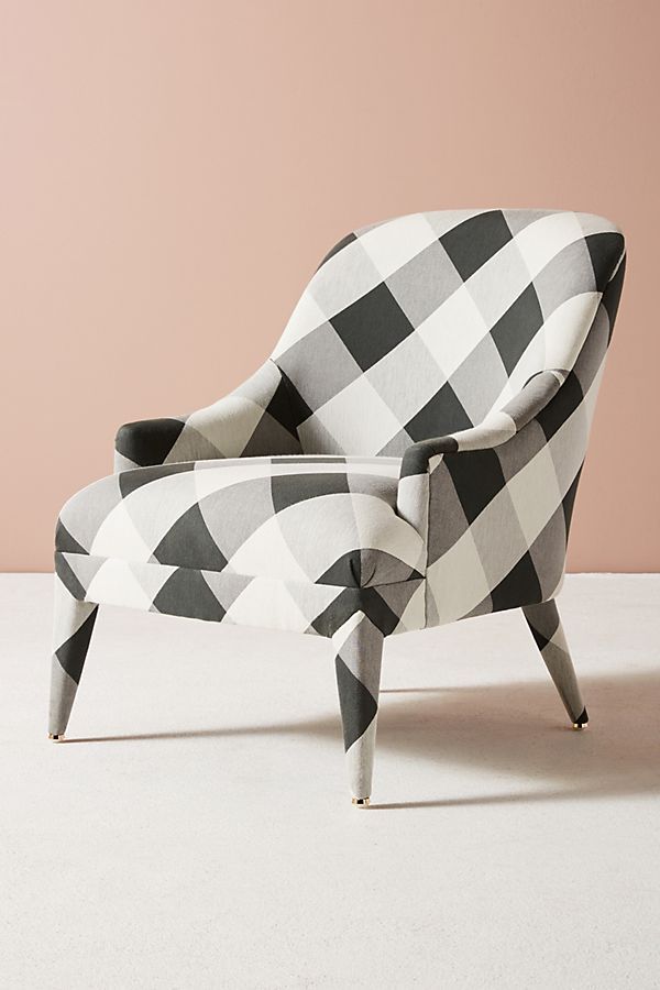 Buffalo Check Amelia Accent Chair | Anthropologie (US)