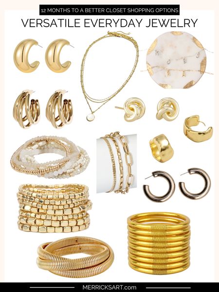 Everyday jewelry favorites // earrings, bracelets, necklaces 

#LTKSeasonal #LTKfindsunder50 #LTKstyletip