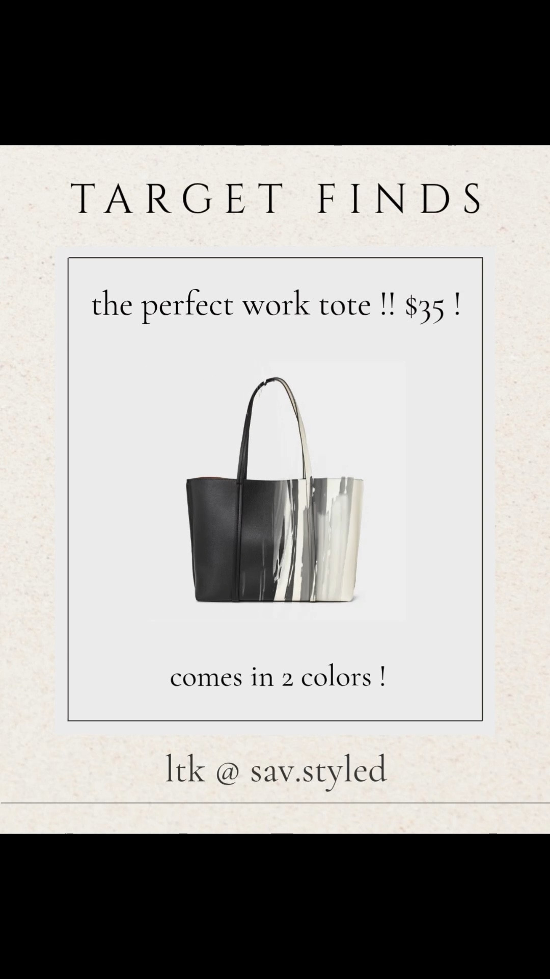 The perfect work bag - fits your 15” laptop and more! Comes in two colors!

#LTKWorkwear #LTKItBag #LTKFindsUnder50