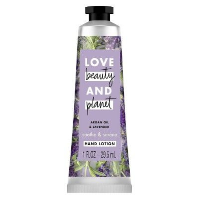 Love Beauty and Planet Coconut Argan Oil & Lavender Hand Lotion - 1 fl oz | Target