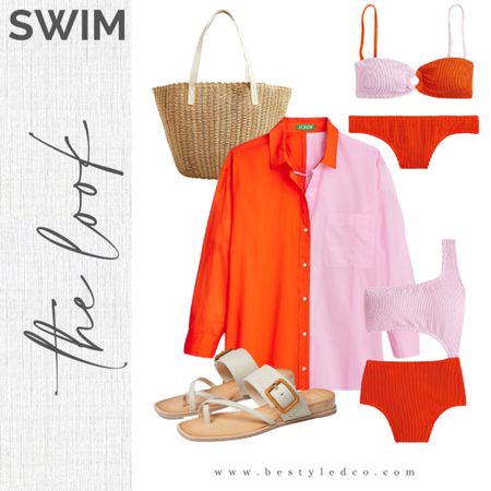 Swim 2023 / spring break / summer look / vacation swim / one piece look / beach look 