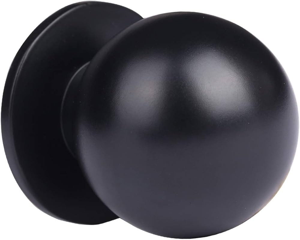 10 Pack Furniture knobs | Black Cabinet knobs | T-bar Kitchen Cabinet Knobs | Round Solid Cabinet... | Amazon (US)