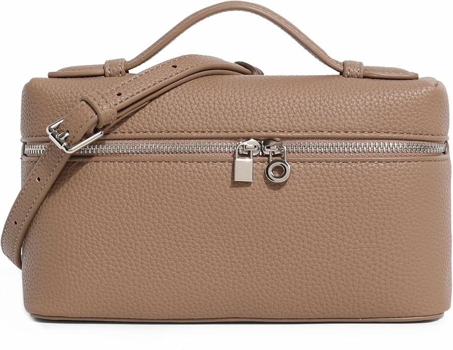 Crossbody Bag for Women Top-Handle Pouch Bag Designer Shoulder Leather Handbag Trendy Purse | Amazon (US)