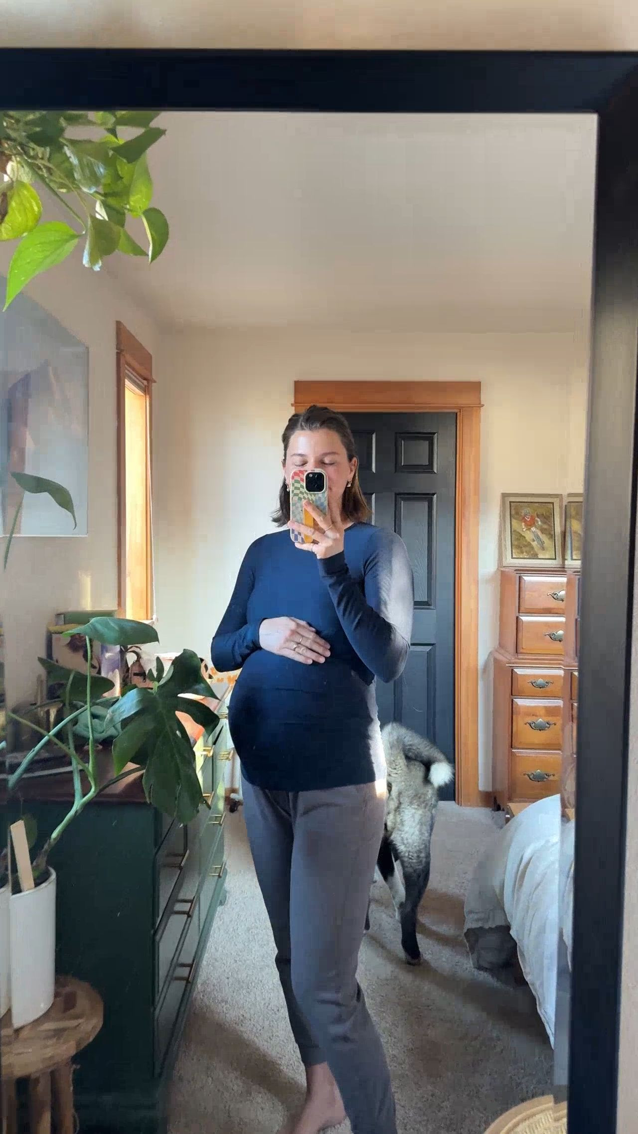 The comfiest maternity joggers I own! Bump-friendly and so cozy! 

 #LTKootd #LTKmomlife #LTKBump