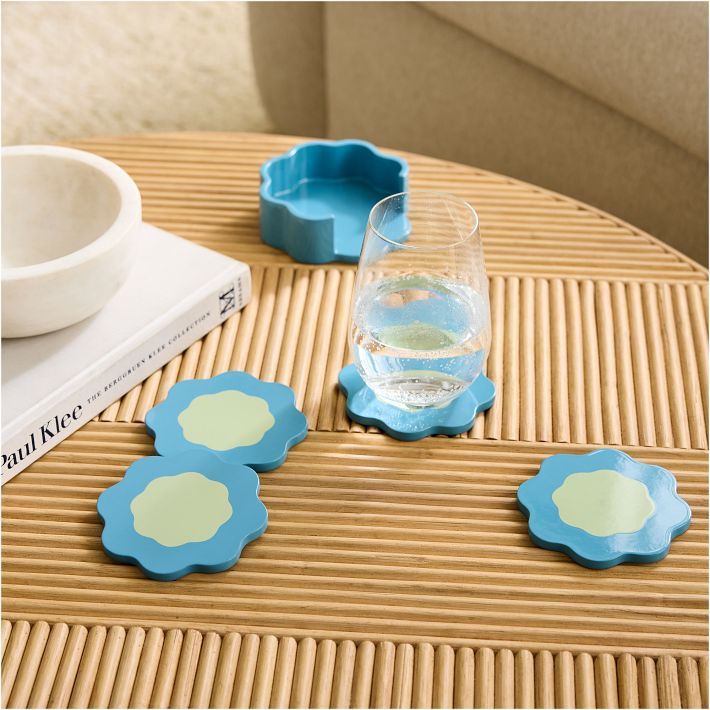 RHODE Lacquer Coasters (Set of 4) | West Elm (US)