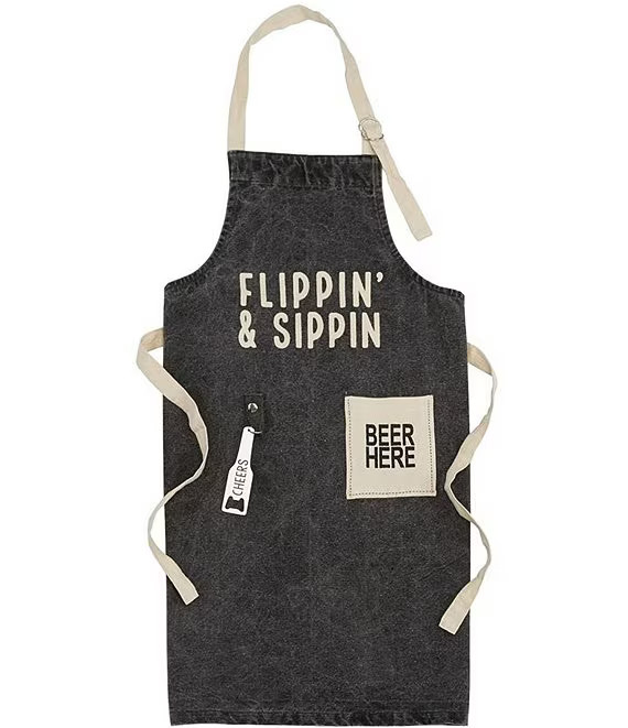 Mud Pie Flippin and Sippin Apron | Dillard's | Dillard's