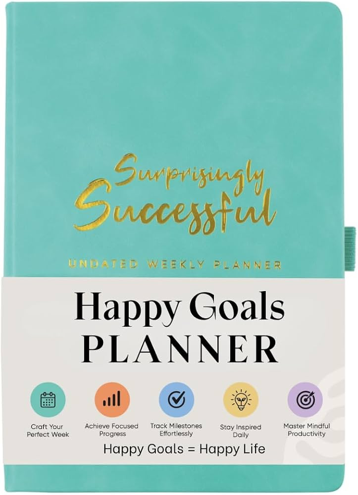 Surprisingly Successful Happy Goals Planner, Undated Weekly and Monthly - Goal Planning Journal A... | Amazon (US)