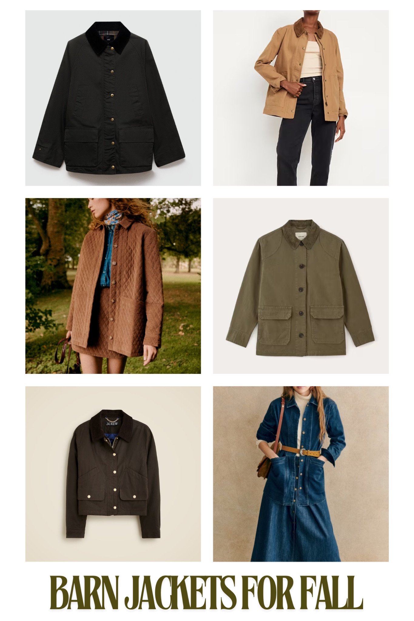 For those of you still holding onto those green utility jackets circa 2013, it might be time for a refresh. Every cool girl will be wearing a barn jacket this fall. Hay sold separately  

#LTKSeasonal