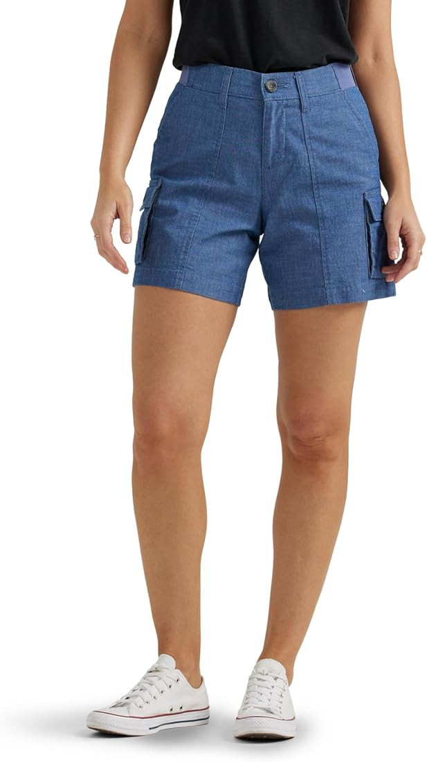 Lee Women's Ultra Lux Comfort with Flex-to-Go Cargo Short | Amazon (US)