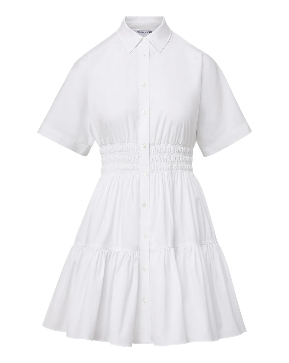 Greta Cotton-Poplin Shirtdress | Veronica Beard