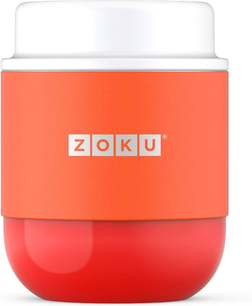 ZOKU Neat Stack Food Jar, 10 Ounce, Double-Walled, Vacuum Insulated, Stainless Steel, BPA Free - ... | Amazon (US)