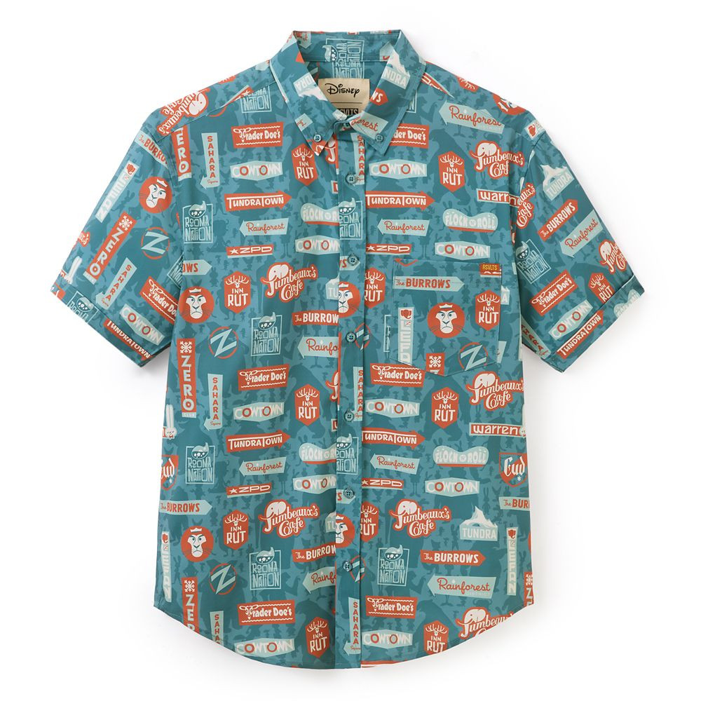 Zootopia Signage Shirt for Men by RSVLTS – Exclusive | Disney Store
