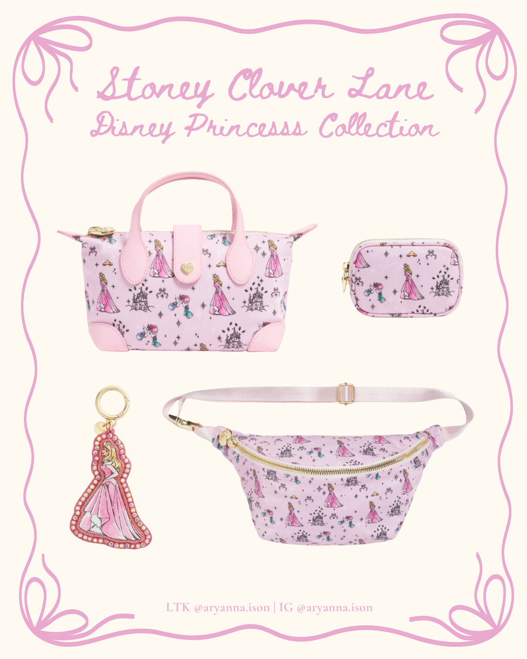 STONEY CLOVER LANE | DISNEY PRINCESS | DISNEY STORE | HANDBAGS | DISNEY STYLE | DISNEY OUTFIT | DISNEY FASHION | AURORA | SLEEPING BEAUTY | 

 #LTKootd #LTKSeasonal #LTKTravel