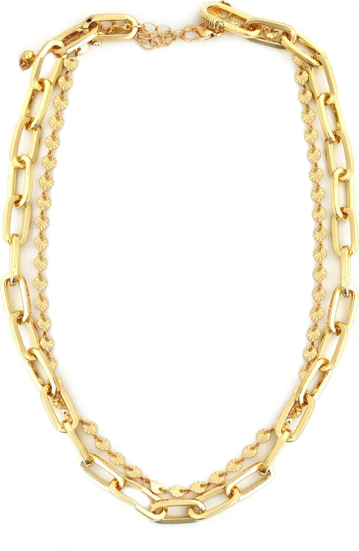 Panacea Mixed Chain Double Row Necklace | Nordstromrack | Nordstrom Rack