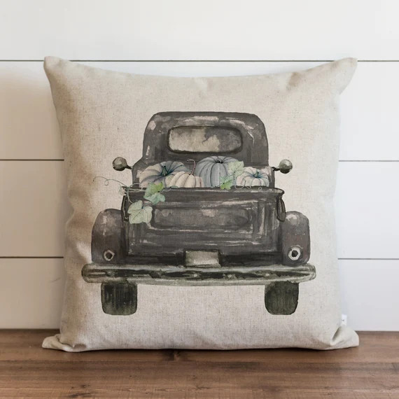 Fall Pillow Cover // Truck {Style 2} // Autumn Pillow Cover // Thanksgiving Home Decor // Fall Home  | Etsy (US)