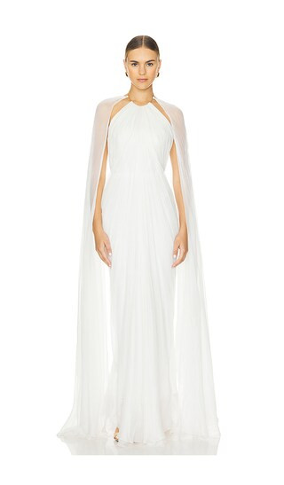 Larisa Gown in Pearl White | Revolve Clothing (Global)