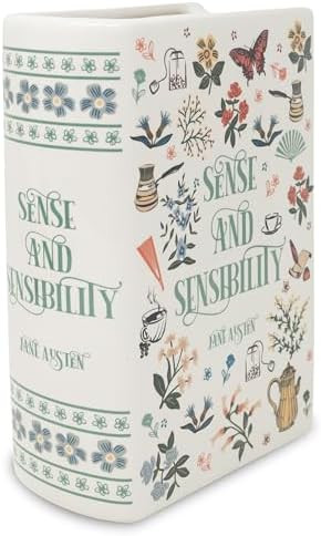 Steel Mill & Co Original Large Book-Shaped Decorative Vase, Ceramic Vases for Home Decor, Cute Bo... | Amazon (US)