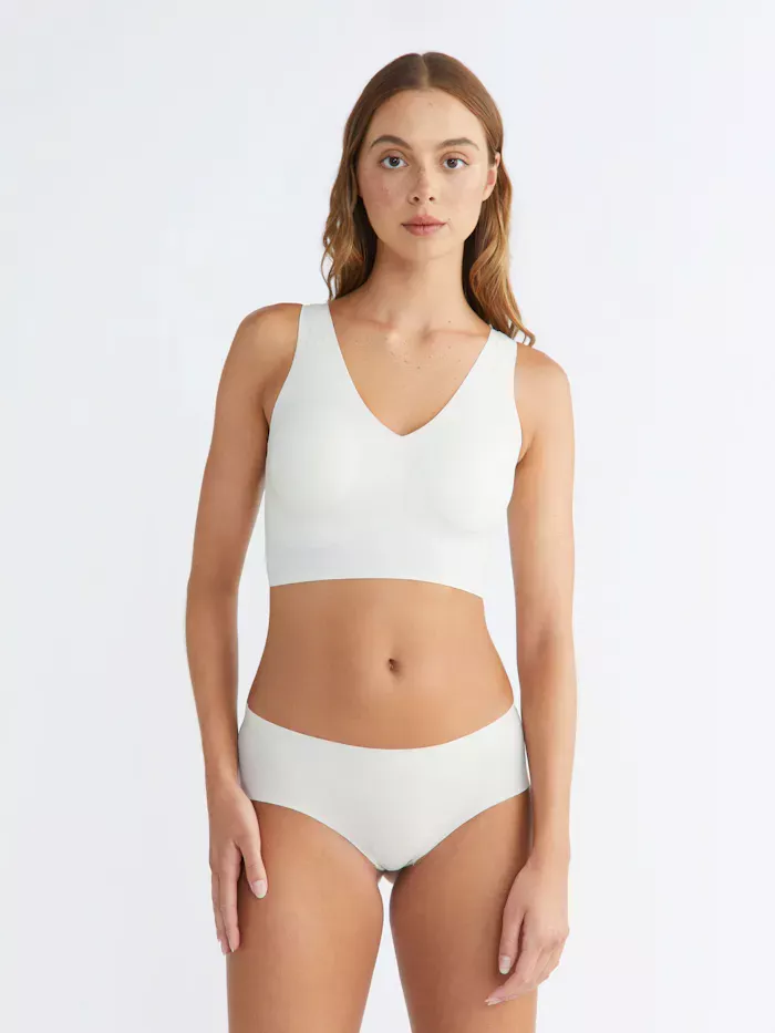 Ultimate Contrast Strap Scoop Bra … curated on LTK