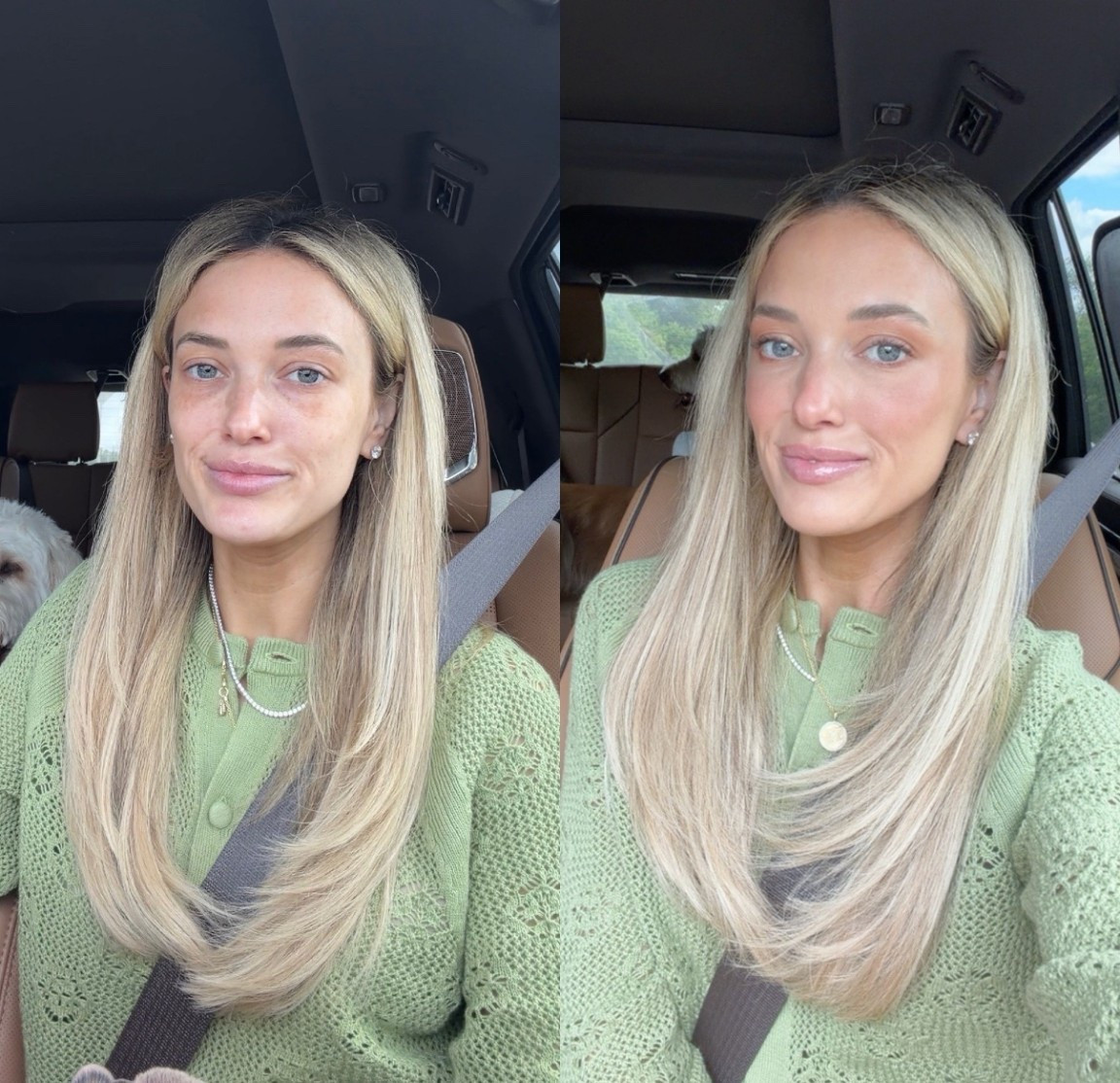 Mary Philips palette: medium 
Foundation: 210
Mario bronzer: light medium 
Concealer: 2N
Blush: she’s seductive 
Bronzer: caramel cappuccino 
Powder: breezy 
Lip liner: debrief 
Gloss: favorite child 