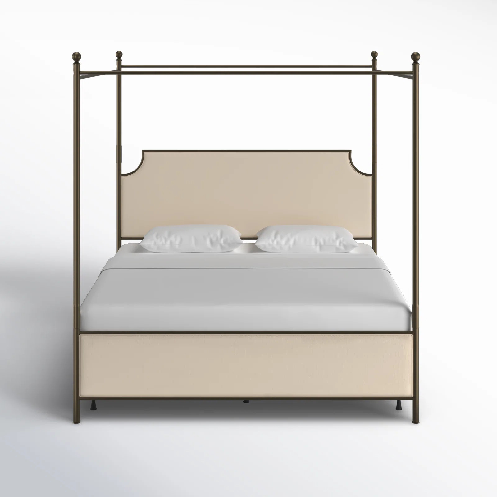 Aasif Upholstered Metal Canopy Bed | Wayfair North America