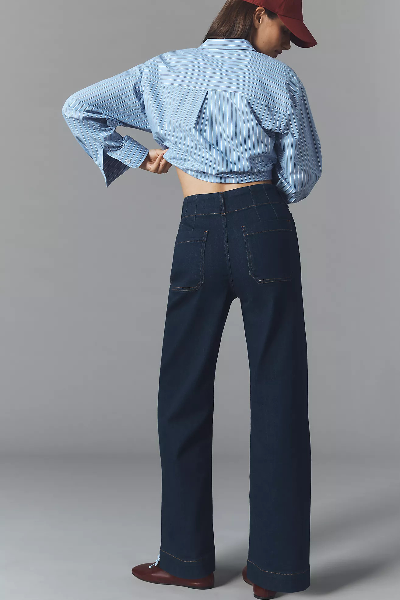 The Colette Full-Length Wide-Leg Jeans by Maeve | Anthropologie (US)