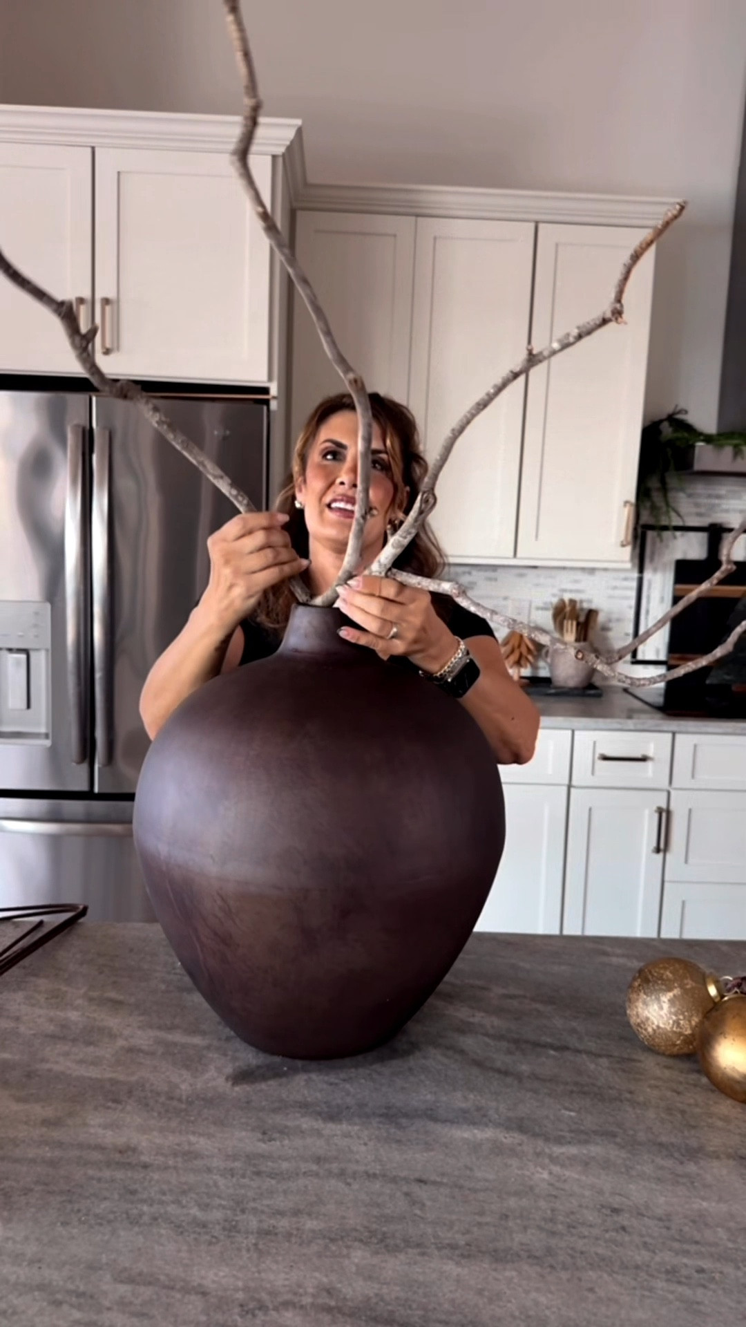 Christmas Arrangement 
Large brown vase, draping faux stems, framed Christmas art, pottery barn deer and trees, transitional home, modern decor, amazon find, amazon home, target home decor, mcgee and co, studio mcgee, amazon must have, pottery barn, Walmart finds, affordable decor, home styling, budget friendly, accessories, neutral decor, home finds, new arrival, coming soon, sale alert, high end look for less, Amazon favorites, Target finds, cozy, modern, earthy, transitional, luxe, romantic, home decor, budget friendly decor, Amazon decor #crateandbarrel



#LTKGiftGuide #LTKHoliday