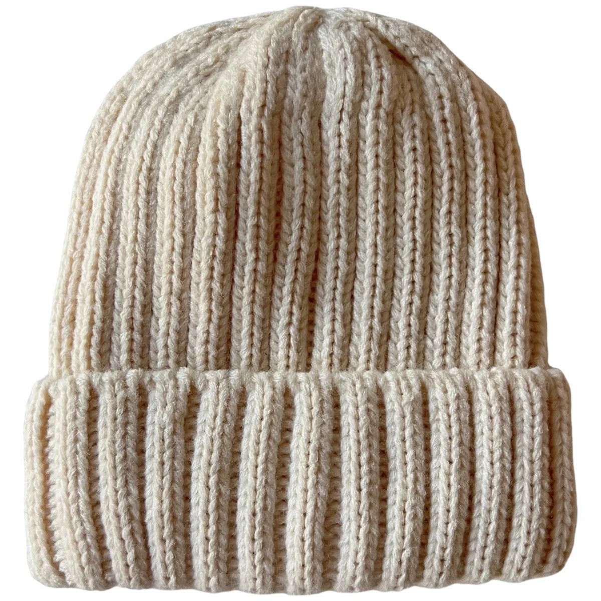 Chunky Knit Hat, Bone | SpearmintLOVE